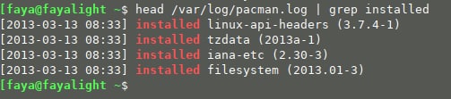Archlinux install