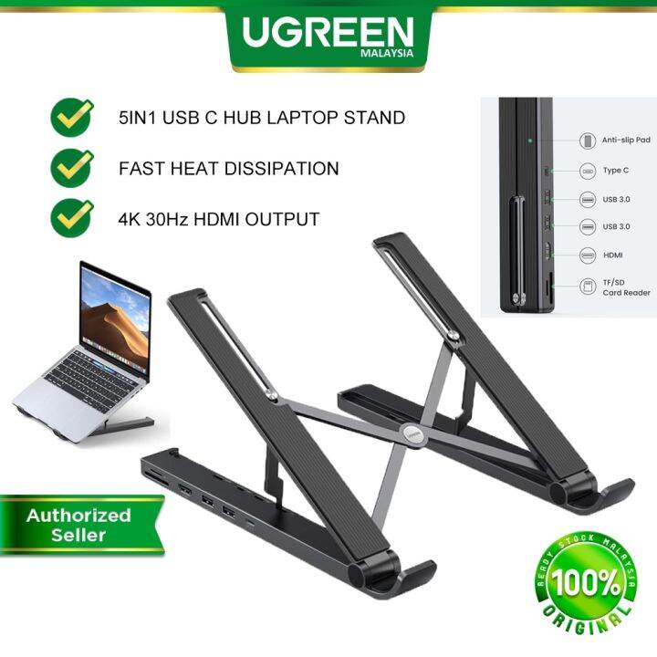 usb hub laptop stand