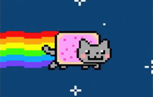 Nyan cat GIF animé