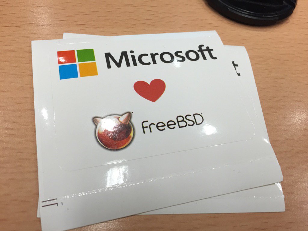 microsoft love freebsd