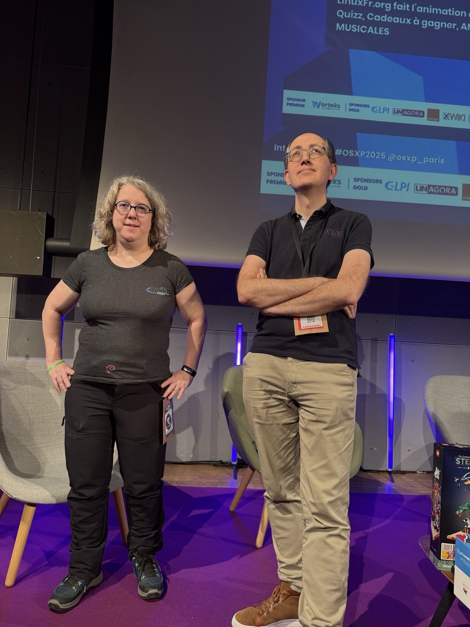 Booky et Benoit sur scène