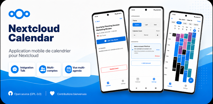 Illustration de Nextcloud Calendar