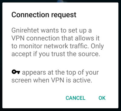 VPN request