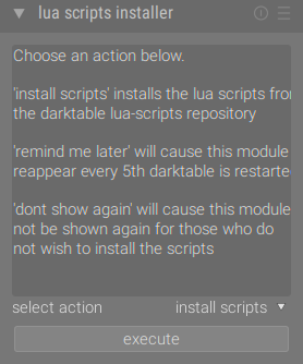 Installateur scripts lua