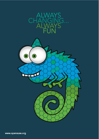 Have a lot of fun ! CC BY6SA 3.0 openSUSE Artwork Team