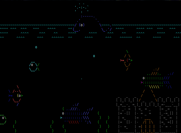 Asciiquarium