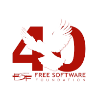 Logo 40 ns FSF