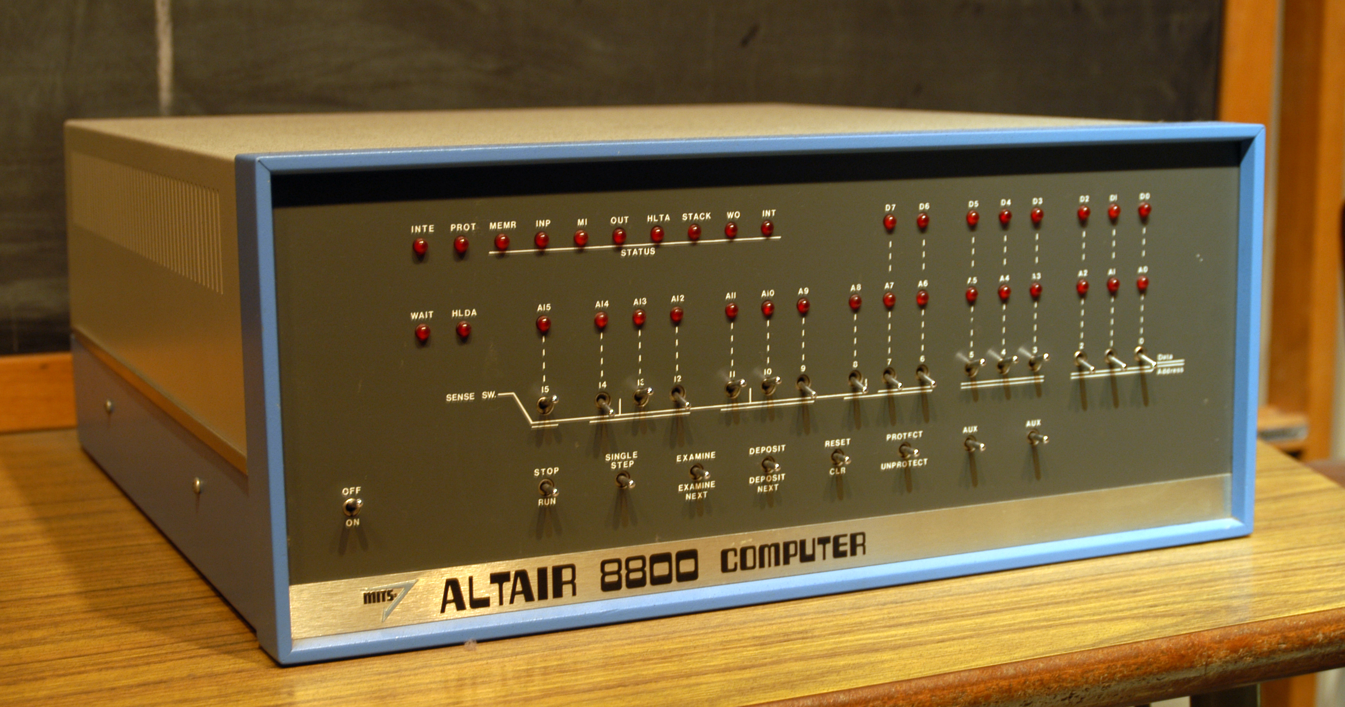 Vue de face de l’Altair8800