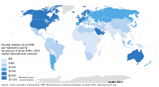 Liste des pays par PIB (PPA) par habitant