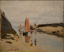 Entrée du port de Trouville, de Claude Monet