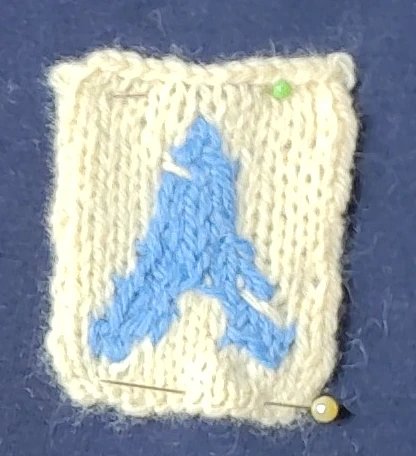 Logo tricoté d'archlinux
