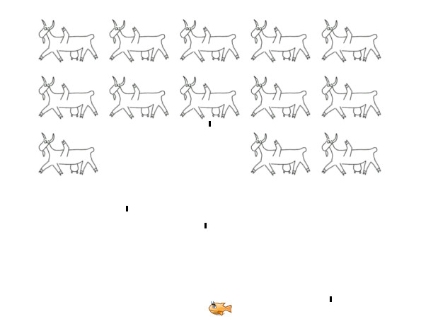 Chèvres mutantes de l’espace en phase d’atterrissage dans GIMP