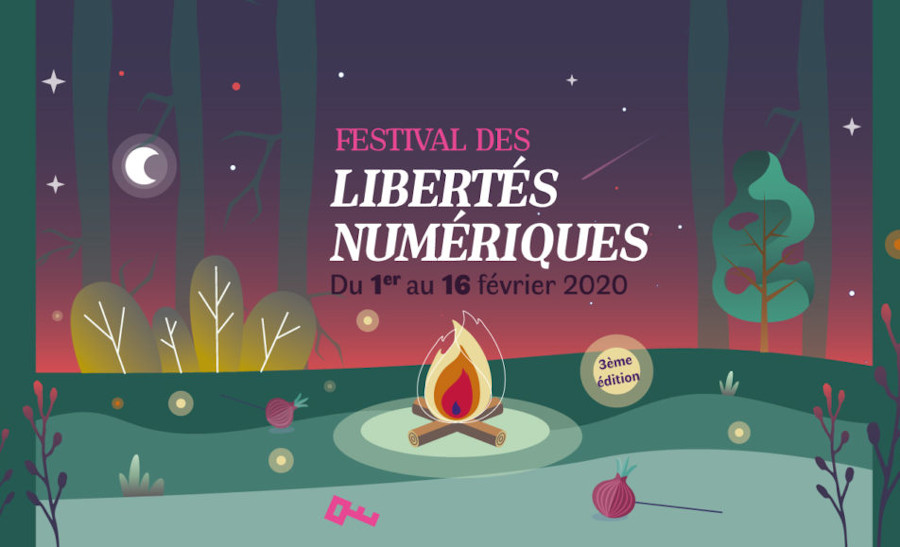Affiche du Festival des libertés numériques 2020 INFOTHEMA