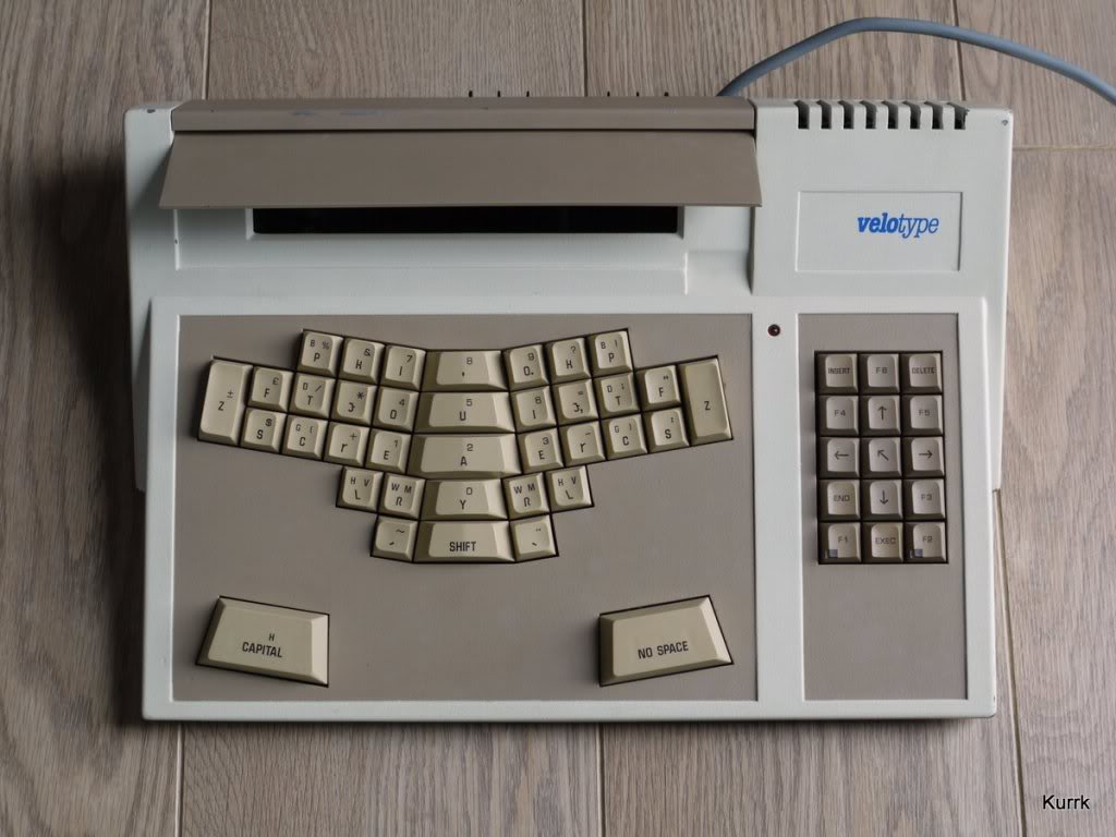 Clavier vélotype