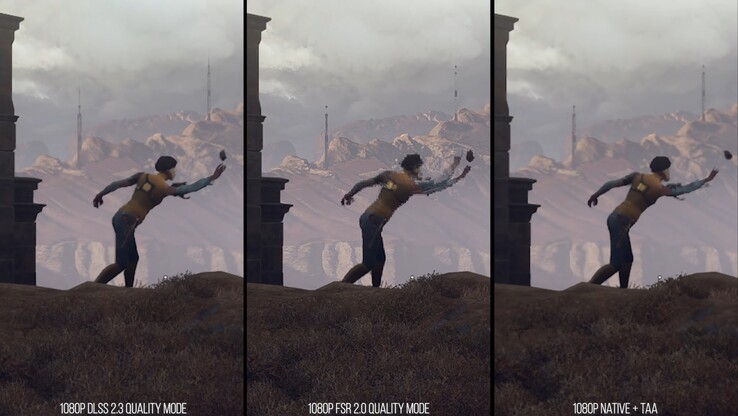 DLSS vs FSR 2 vs Native)