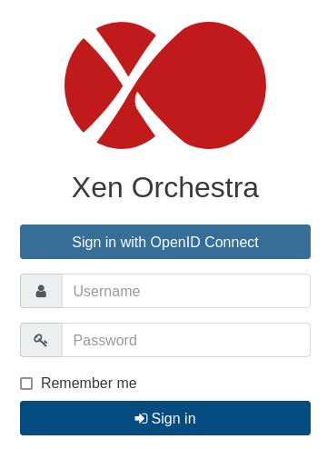Xen-orchestra-openid-connect