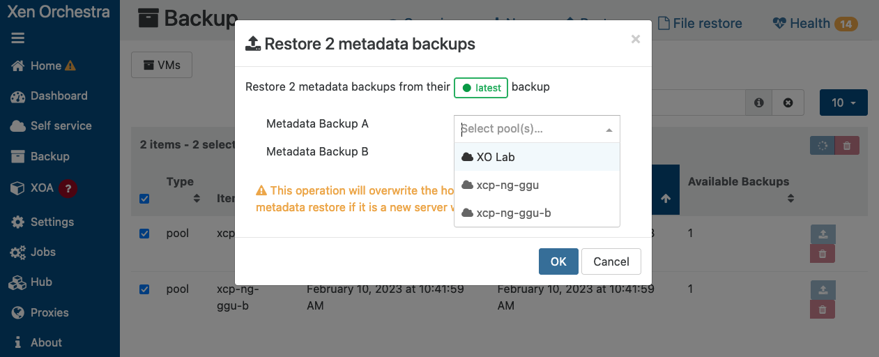 pool-metadata-restore