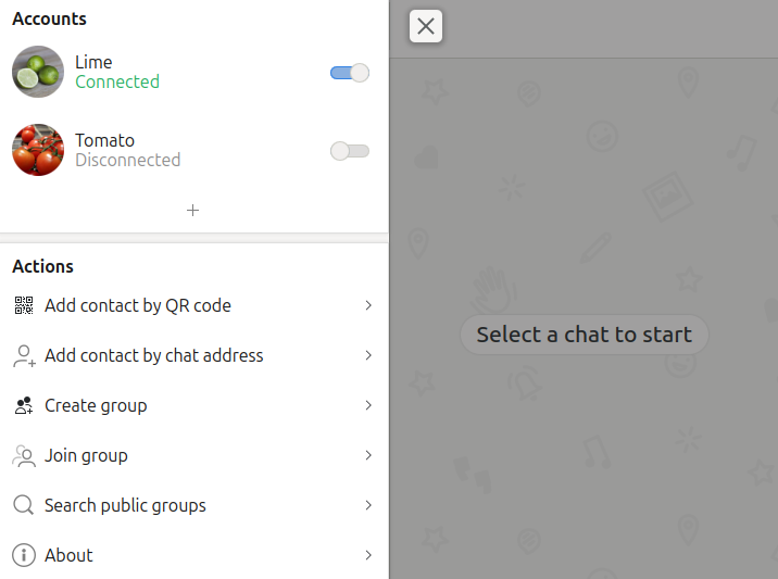 Source : https://xmpp.org/images/newsletter/2025-10-05/kaidan.png Kaidan 0.13.0: Multi-Account support with enable/disable toggle switch.
