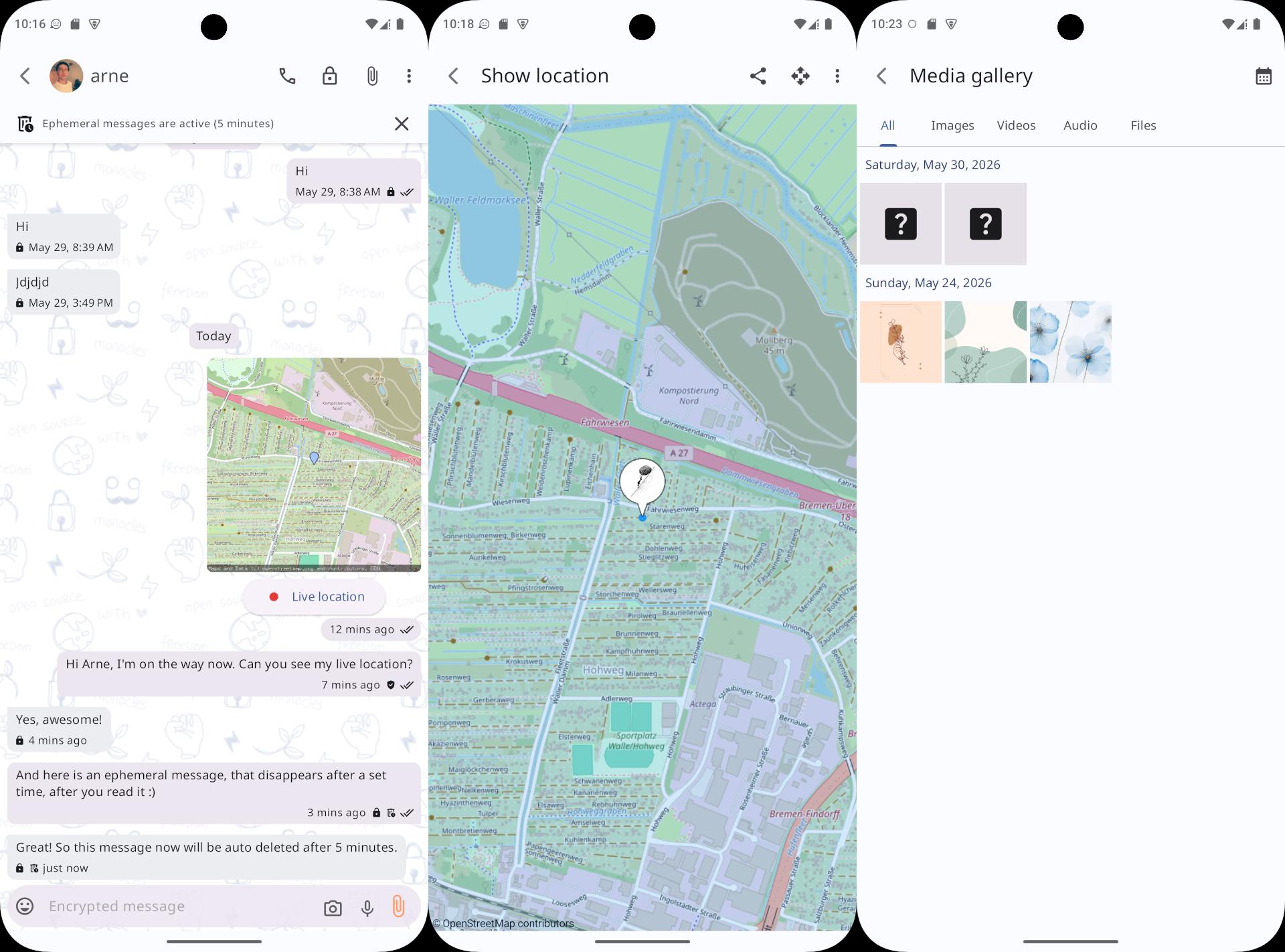 Source : https://xmpp.org/images/newsletter/2026-06-05/monocles.jpg Monocles Chat: Ephemeral messages, live location sharing, and the media gallery!
